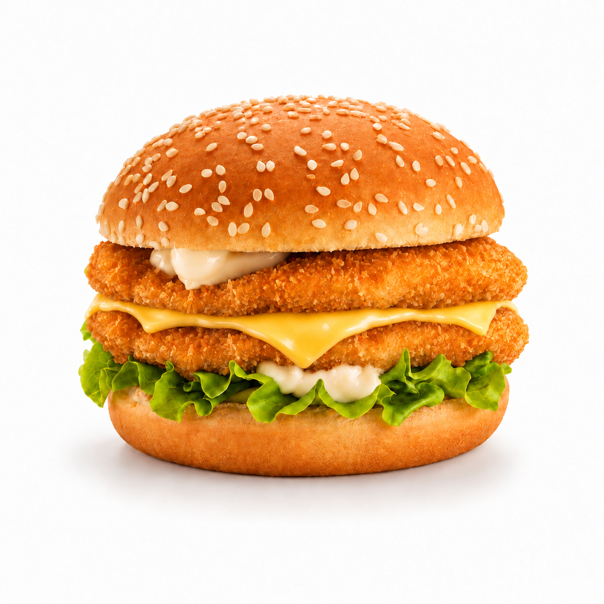 Chicken Cheese Tower Burger